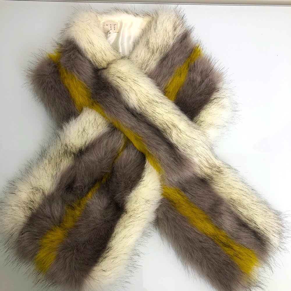 A new day faux fur scarf